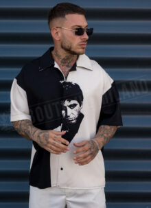 Ανδρικό oversized πουκάμισο “Scarface Edition” R1002